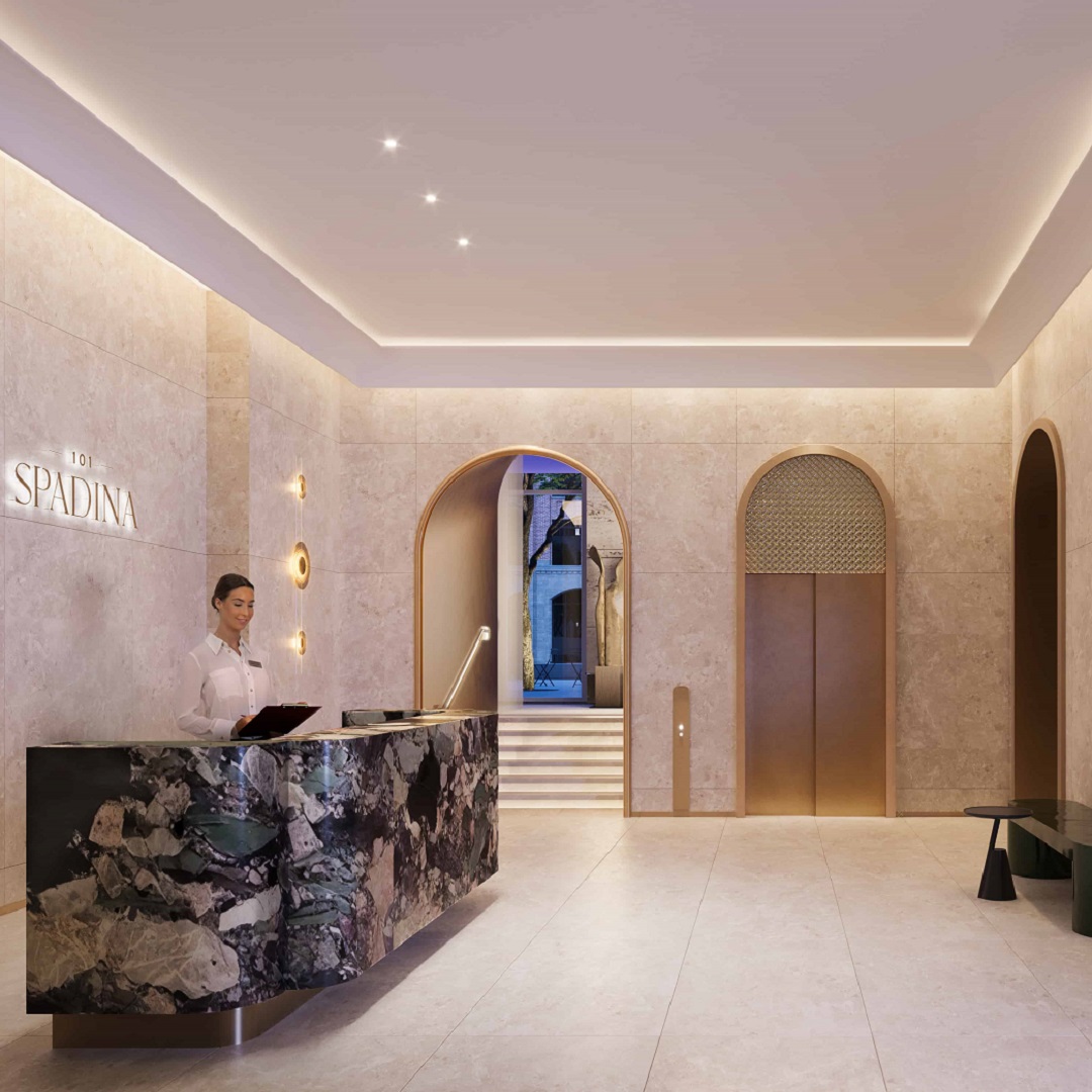 101 Spadina lobby