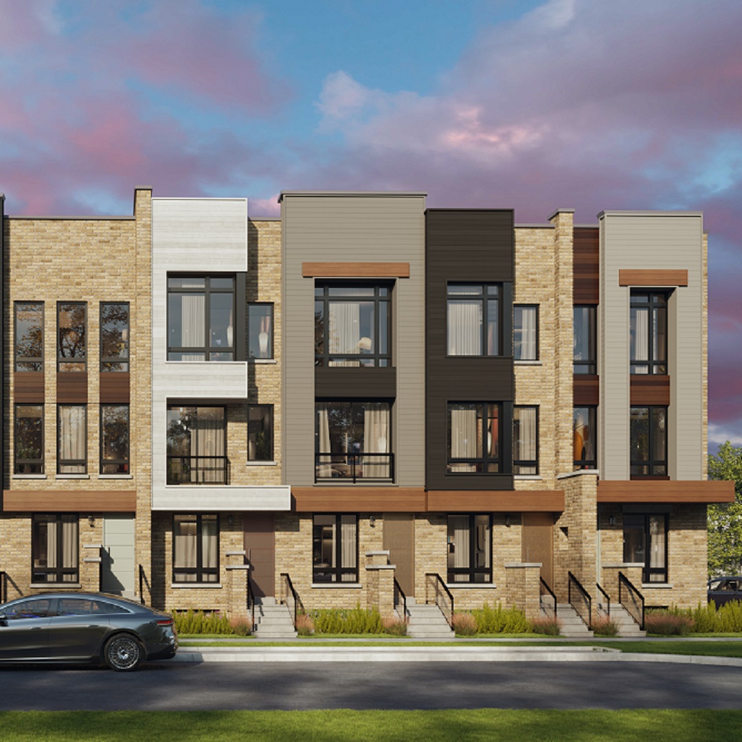 Townhomes at Crosstown front